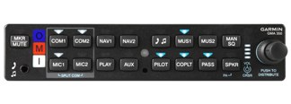 Garmin GMA 350 Audio Panel with Voice Recognition and 3D Sound