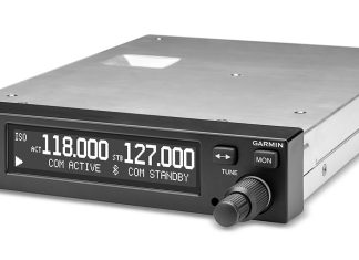 Garmin's GTR 200B comm radio with Bluetooth intercom is designed for experimental aircraft