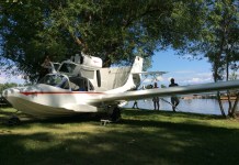 Kicking Back at the AirVenture Seaplane Base