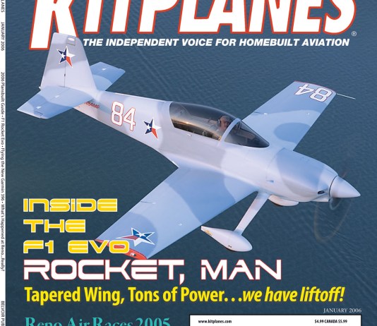 January 2006 Kitplanes January 2006 cover