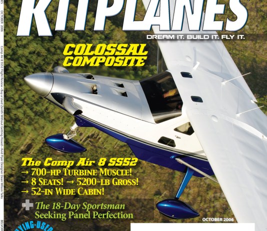 October 2006 Kitplanes October 2006 cover