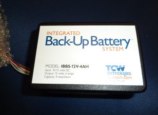 TCW Technologies Integrated Back-up Battery Now Available