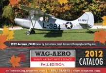 Wag-Aero’s 2012 Fall Edition Catalog