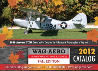 Wag-Aero’s 2012 Fall Edition Catalog