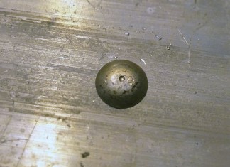 Drilling Out Rivets.