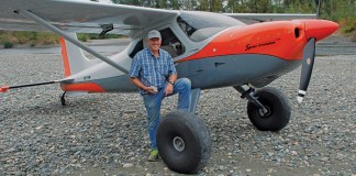 Sportsman Drops Some Weight—Light Planes Perform Better Ted Setzer with his backcountry Glasair Sportsman.