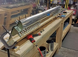Riveting Aileron Skins