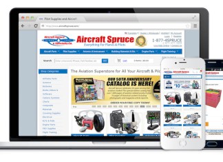 Aircraft Spruce Mobile Website Available