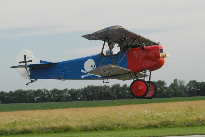 Airdrome Fokker D VII scaled