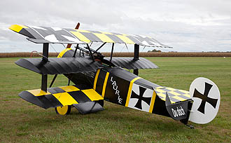 Airdrome Fokker Dr1 3qtr scale
