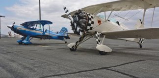 Rear Cockpit: The Other Guy’s Plane Starduster too on the ramp