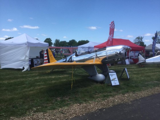 vendors set up at oshkosh 09