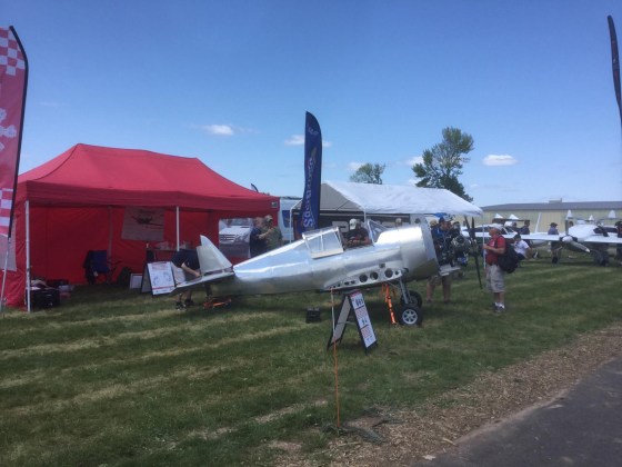 vendors set up at oshkosh 11