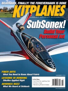 Kitplanes 2019 11 cover