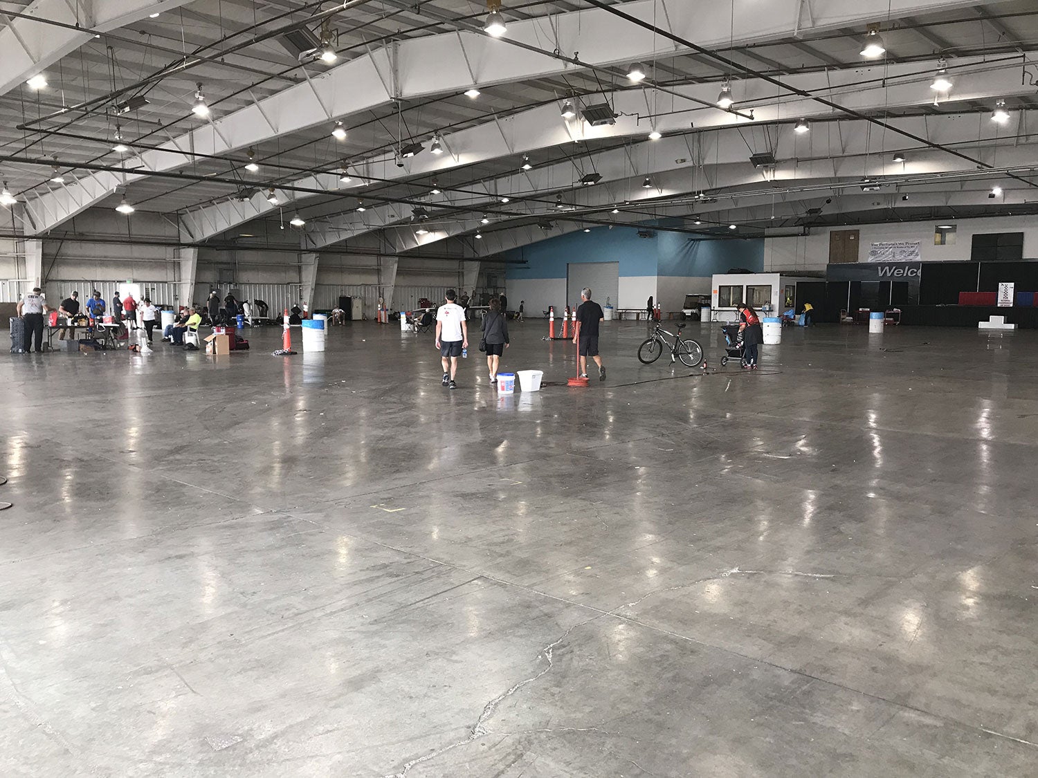cleared out
