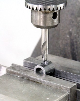 Photo 8 drilling drain hole