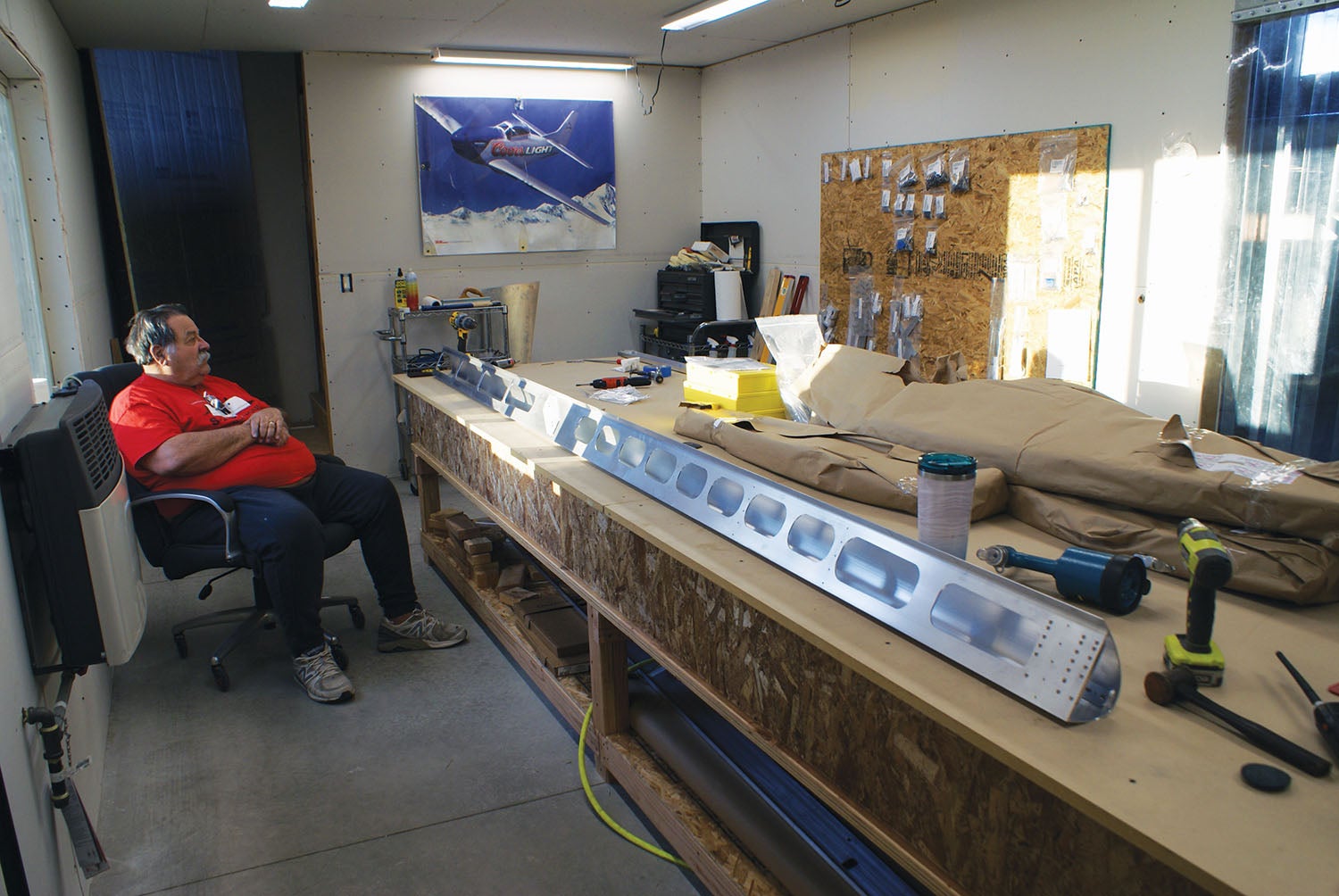 01 Contemplating the wing build