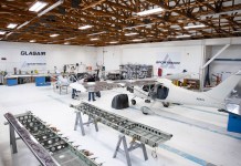 Work at Glasair Aviation Glasair Aviation assembly shop.