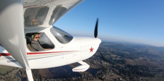Return to Flight GlaStar in flight