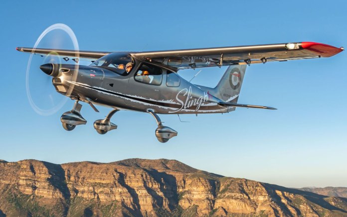 High Wing in Flight