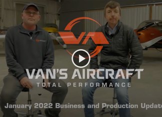 Van’s Aircraft Updates Business Plans for 2022