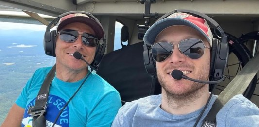 Justin and Johnny pilots with disabilities
