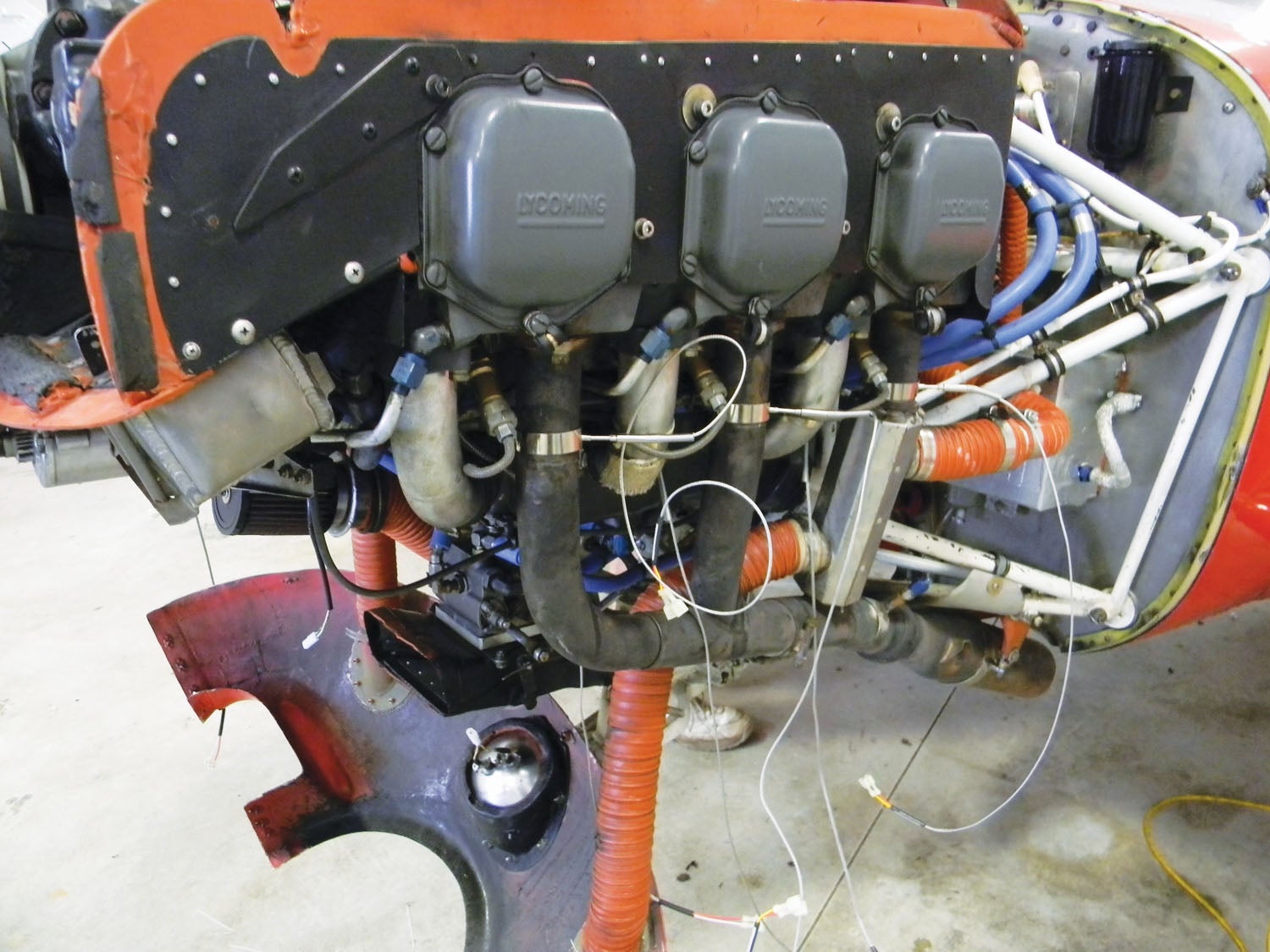Engine probe install Lyc