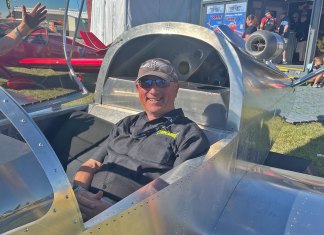 Trying on the Two-Seater