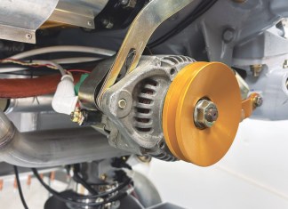 Denso Alternator Homemade Adaptation Denso alternator pulley on a Lycoming engine