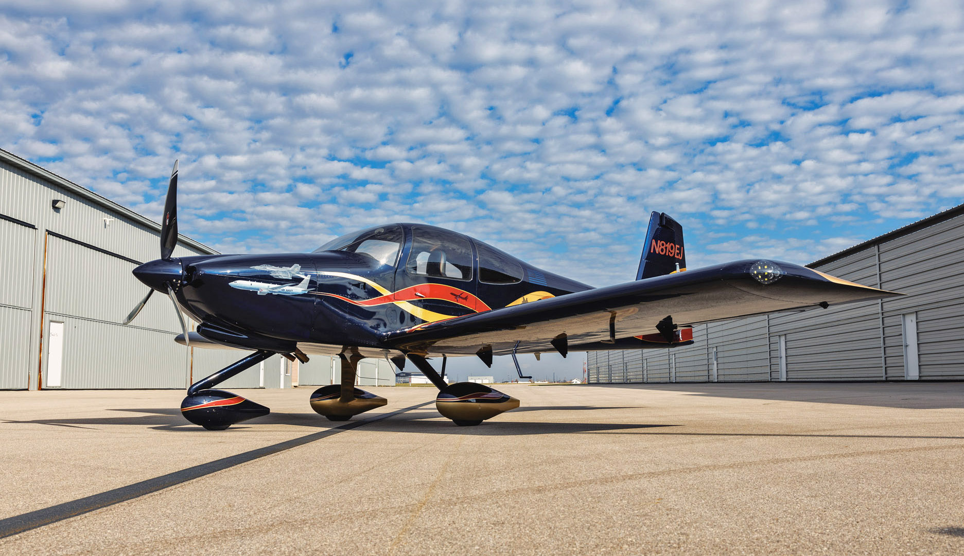 RV-10 Paint Scheme Paints a Family Story - KITPLANES, image size:1873x1081