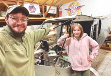 Building the 750 SDXTREME: Part 16 Humberd and his daughter posing with the 750 SDXtreme.