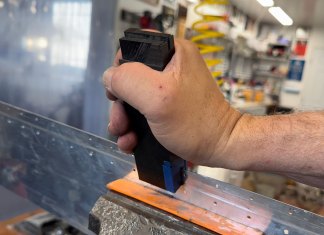 DIY Edge Tool for Canopy Skirts edge tool for bending sheet metal