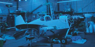 rv-6 n the hangar
