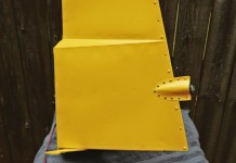 Adding a Taillight to a Completed Rudder Thorp T-18 rudder with taillight
