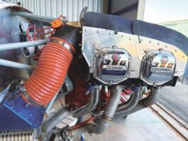 Make a Custom Baffle Duct Baffle duct on Lycoming Thunderbolt 36 engine