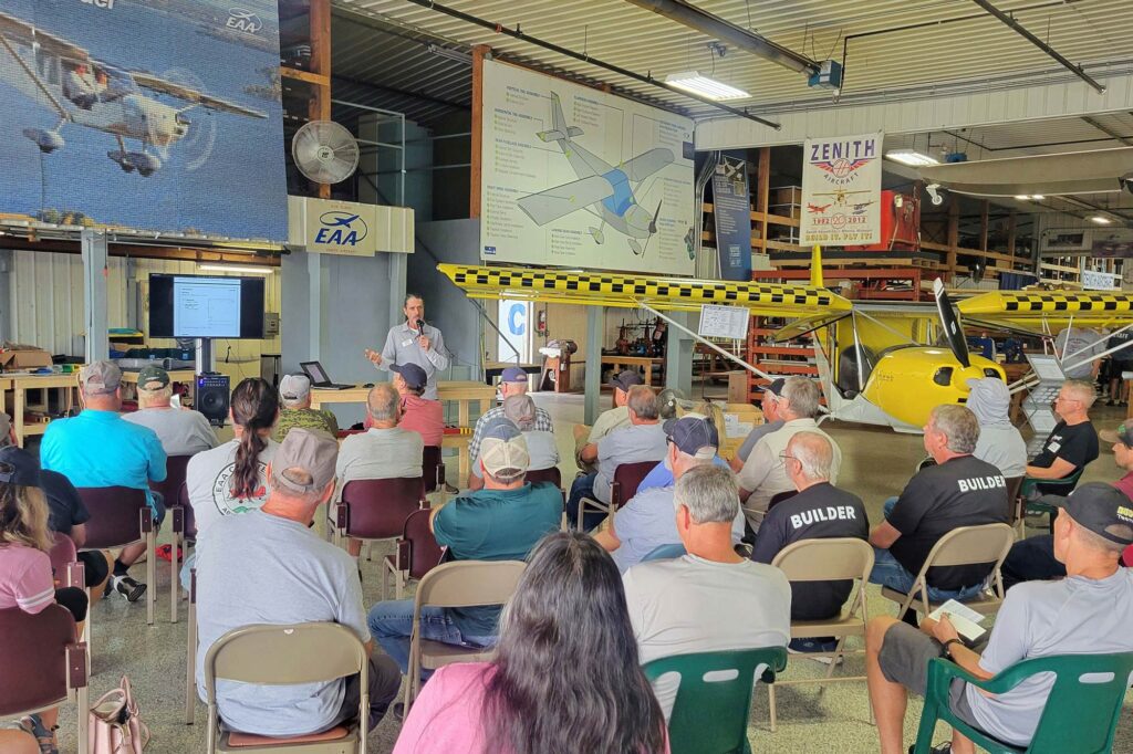 Experts conducted many builder seminars in the factory during the 2025 Zenith Homecoming.