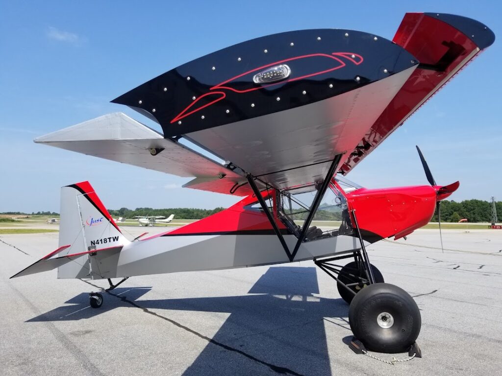 A Just SuperSTOL basking in the sun on the ramp at Oconee in Walhalla, SC.