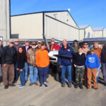 Members of the North Idaho High School Aerospace Program gathered at KSZT [Credit: North Idaho High School Aerospace Program]