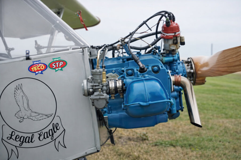 sideview shows the Better Half with the full VW case. [Credit: Legal Eagle Airplane]