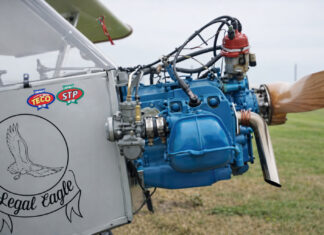 sideview shows the Better Half with the full VW case. [Credit: Legal Eagle Airplane]