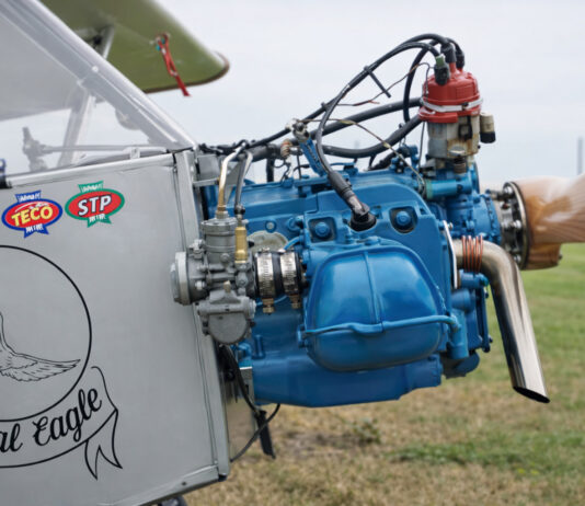 sideview shows the Better Half with the full VW case. [Credit: Legal Eagle Airplane]