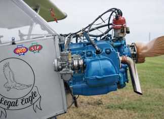 sideview shows the Better Half with the full VW case. [Credit: Legal Eagle Airplane]