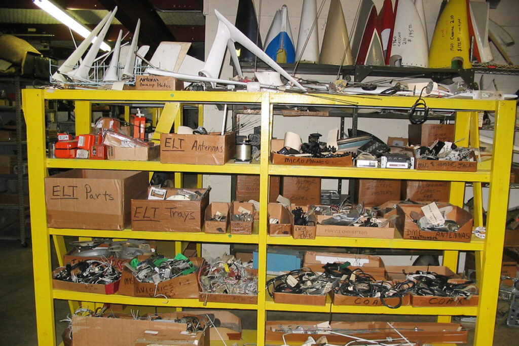 A large assortment of miscellaneous parts are available. [Credit: Air Salvage of Dallas]