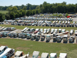 Air Salvage of Dallas is one of the largest and longest-established aircraft salvage yards, with a very large inventory. [Credit: Air Salvage of Dallas]