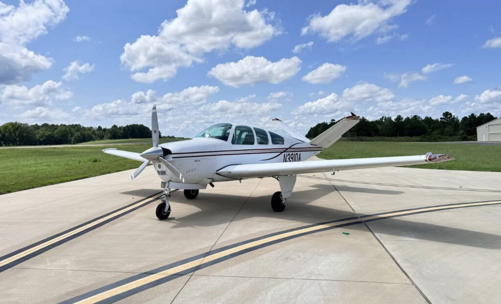 The Bonanze Fly-n-Eat founder Dr. Rick Rzepka flies to restaurant locations using his app. [Credit: Dr. Rick Rzepka]