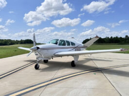 The Bonanze Fly-n-Eat founder Dr. Rick Rzepka flies to restaurant locations using his app. [Credit: Dr. Rick Rzepka]