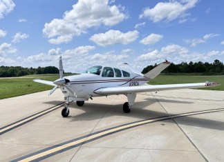 The Bonanze Fly-n-Eat founder Dr. Rick Rzepka flies to restaurant locations using his app. [Credit: Dr. Rick Rzepka]