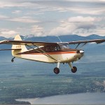 The author flying his Sinson 108-2 Voyager in the skies above British Columbia, Canada. [Credit: Mike Davenport]