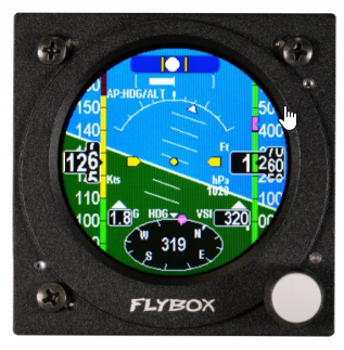 The advanced OBLO Multi-function EFIS that fits into a standard 3 1/8” instrument hole.