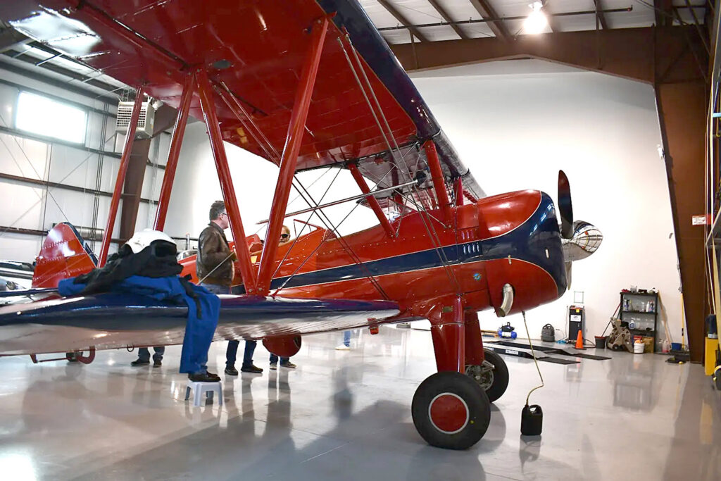 1936 Model 75 Boeing Stearman, s/n 003 now CF-TCQ. [Credit: Mike Davenport]